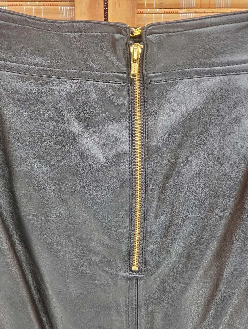 ☆ J Crew Mercantile Faux Leather Black Mini Skirt Size 2